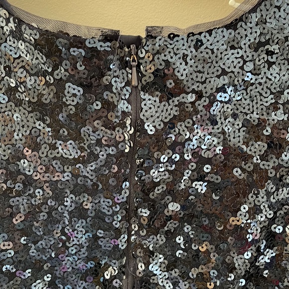 Sequin A-line Dress, Navy Blue, size S/P - Picture 3 of 4